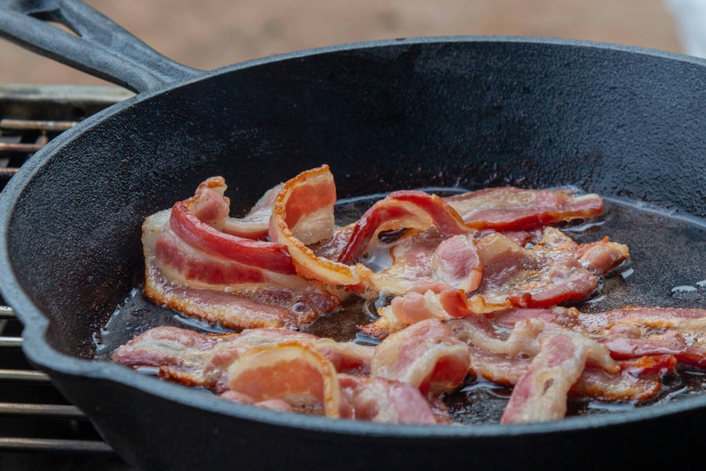 Bacon can be a fatty food craving.