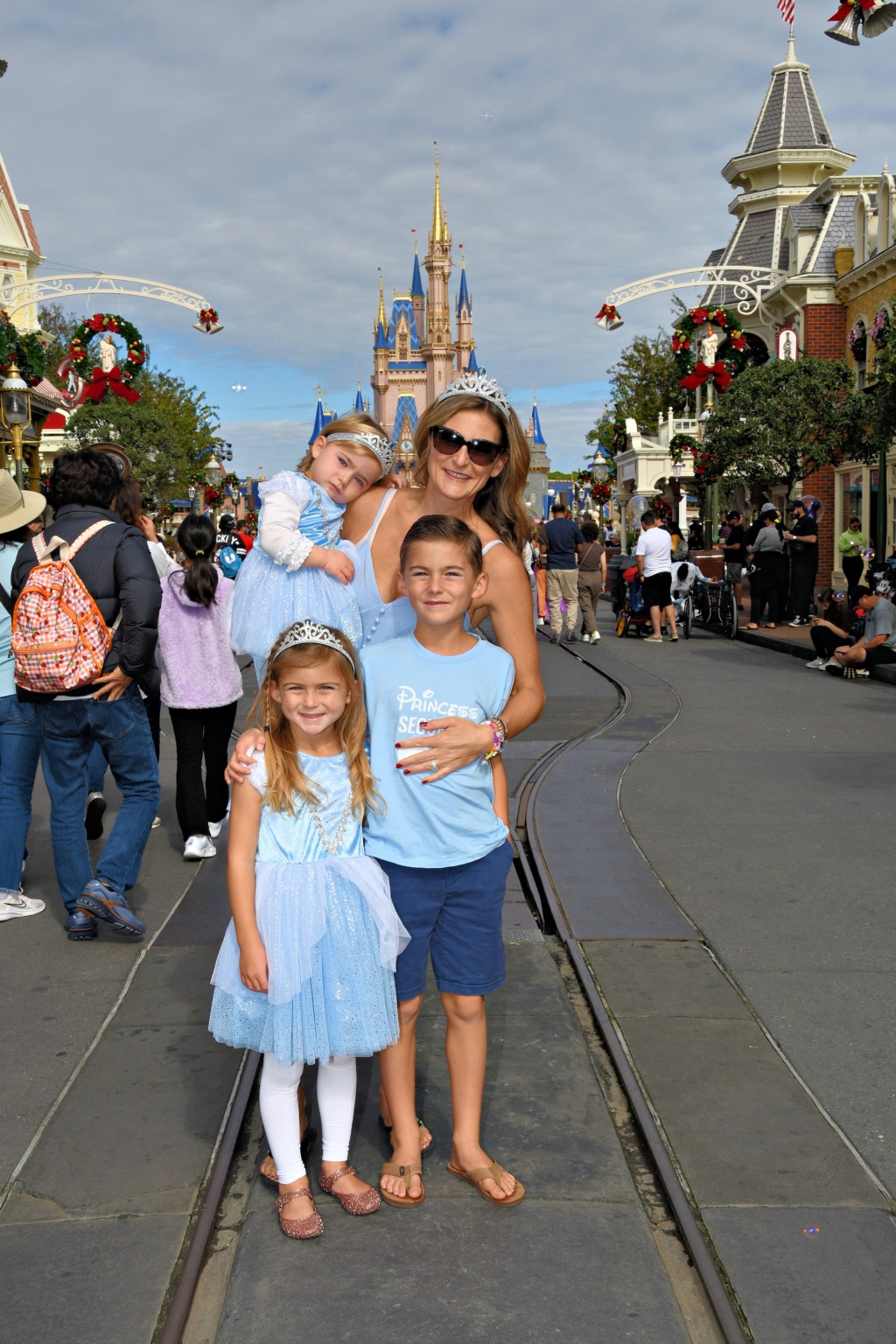 Dr. Kimberly and her family at Disneyland.