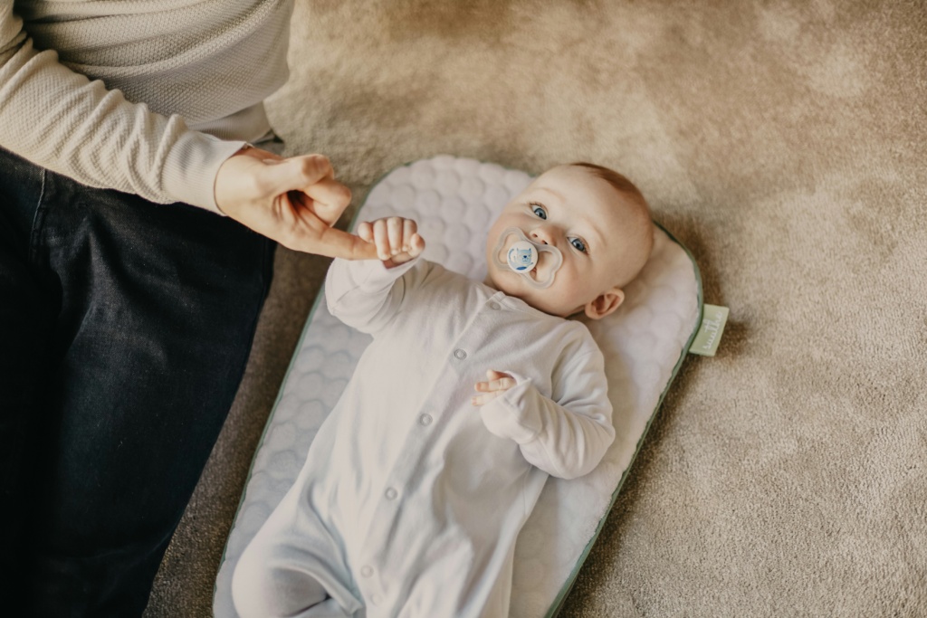 Speech development in babies.