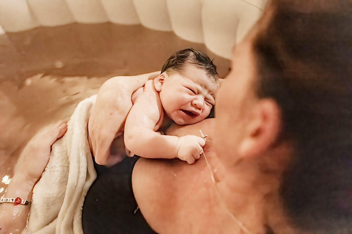 Pain Free Home Birth at 43, A Two Hour Peaceful Birth Story