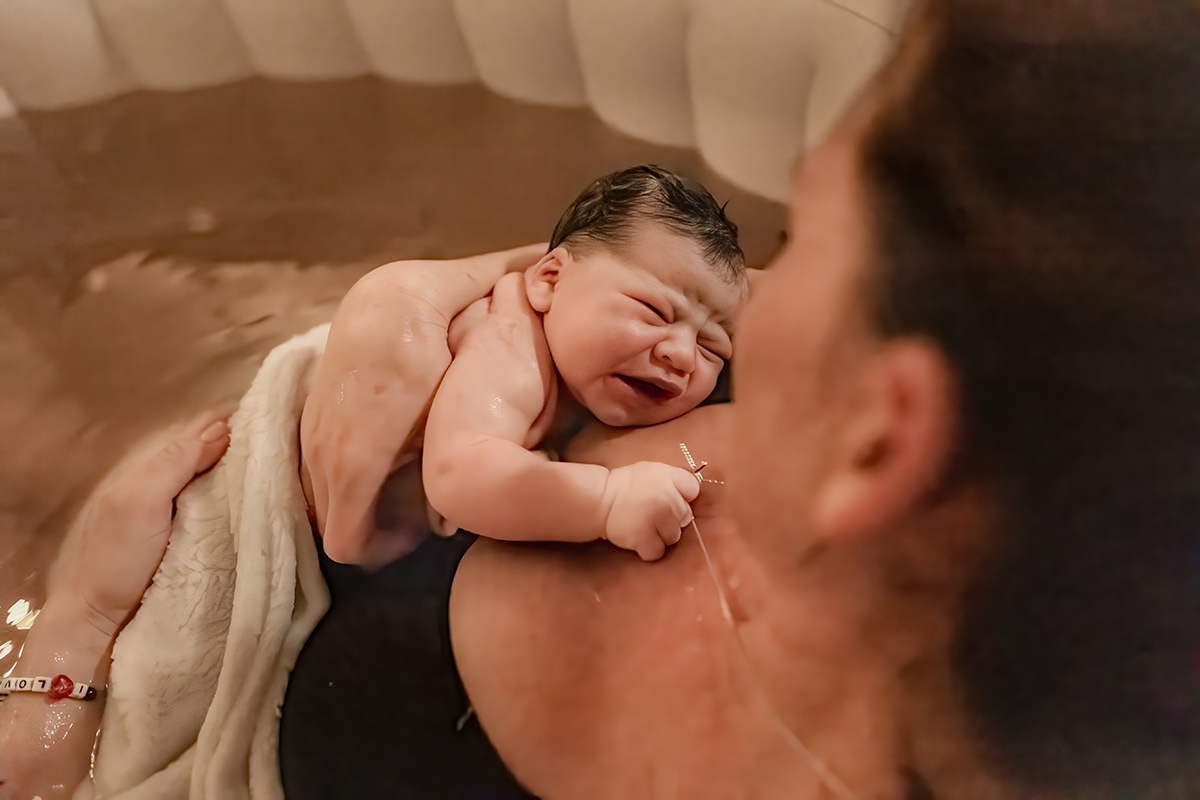 Pain Free Home Birth at 43, A Two Hour Peaceful Birth Story
