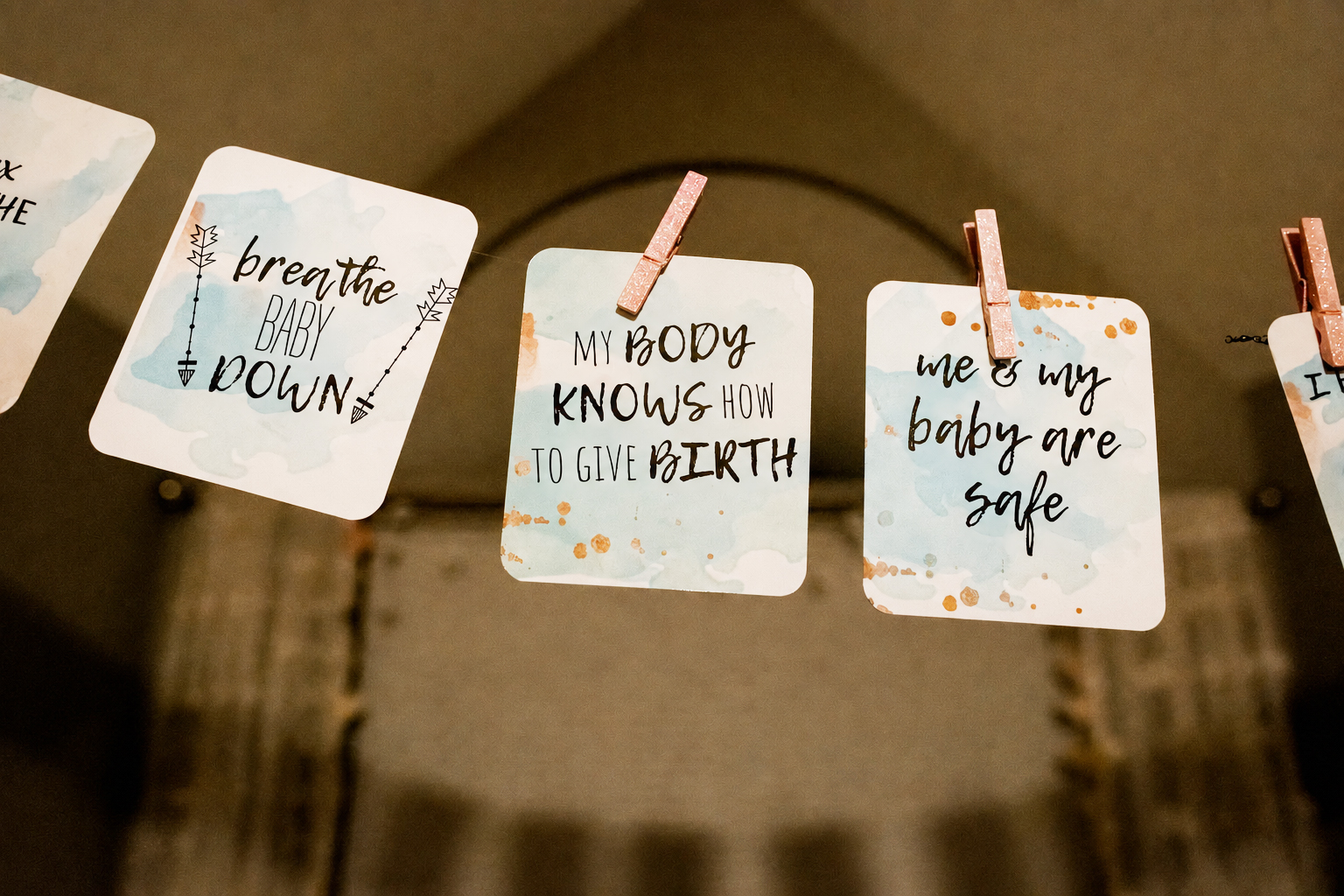 Birth motivation cards